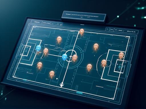 Taktiktafel mit datengestützten Spielzügen.